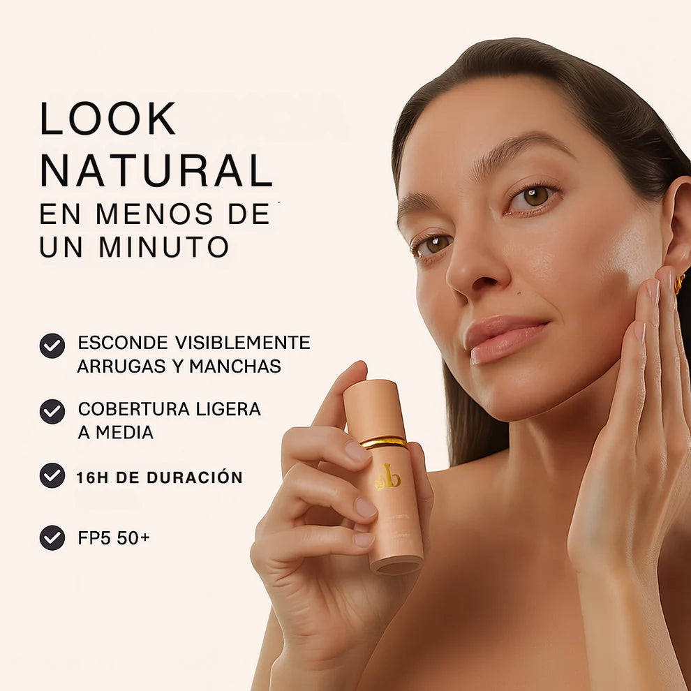 BASE DE MAQUILLAJE 5 EN 1 Tecnología Mimética de Color